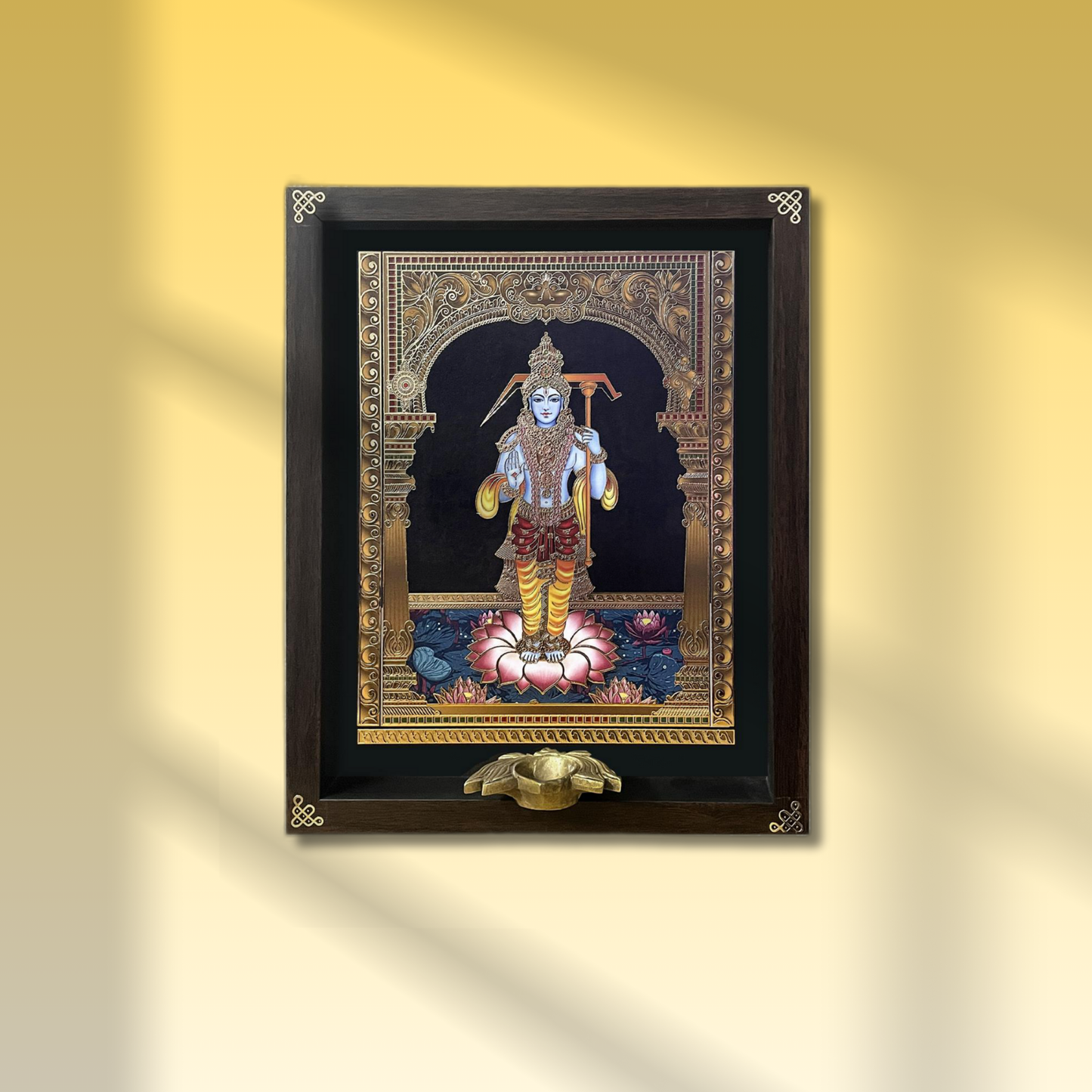 Balarama Avatar – Strength of Dharma (24K Gold Embellished Digital Art)