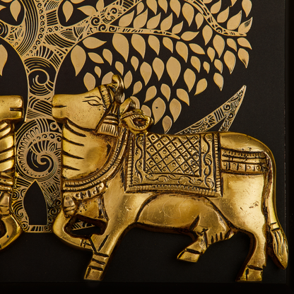 Tree of life with Brass Cows