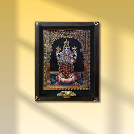 Kurma Avatar – The Cosmic Tortoise (24K Gold Embellished Digital Art)