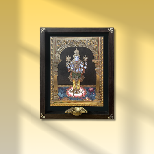 Varaha Avatar – The Boar of Earth’s Redemption (24K Gold Embellished Digital Art)